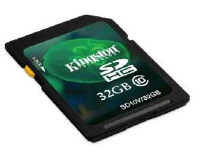 Kingston ships SDHC Class 10 card